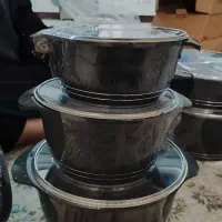 پنج عدد قابلمه چدن نو