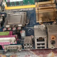 باندل مادربرد ddr2 رم 2گیگ و سیپیو|قطعات و لوازم جانبی رایانه|مرودشت, ثبت احوال|دیوار