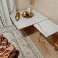 میز جلو مبلی و ۲عدد میز عسلی مارک سان هوم