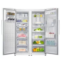 یخچال فریزر دوقلو سام مدل RR65-RZ65  رنگ سیلور