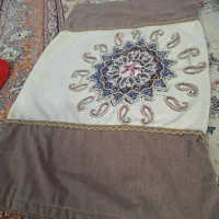 ۱۲ عددروی بالشت و۱۲ عددروی پشتی و ۱۲ عدد روبالشتی|پشتی|لردگان, |دیوار