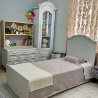 تخت خواب نوزاد و نوجوان  و تشک سایز ۲۰۰*۹۰
