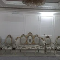 مبل سلطنتی  ۹ نفره (زیر قیمت )|مبلمان خانگی و میز عسلی|قم, یزدان‌شهر|دیوار
