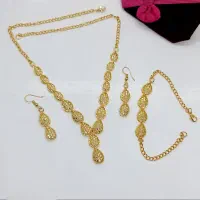 ست گردنبند دستبند و گوشواره اماراتی|بدلیجات|اهواز, گلستان|دیوار