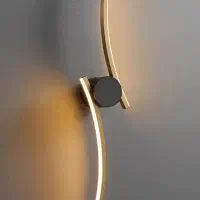 لوستر دیواری طرح کمان ۸۰ سانتی کد 00712