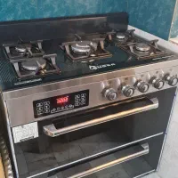 اجاق گاز 5 شعله بوگر طرح فر دار