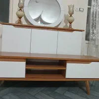 ست آینه کنسول با میز تی وی