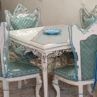 مبل هفت نفره،میز ناهار توری چهار نفره و کنسول|مبلمان خانگی و میز عسلی|قم, شهرک خودرو|دیوار