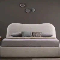 تخت کوئین سفید 160x200