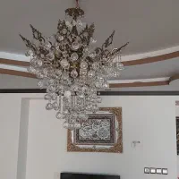 لوستر بزرگ از جنس برنج|لوستر و چراغ آویز|کرج, شهرک آسمان|دیوار