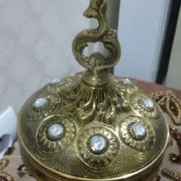 2عدد شکلات خوری برنجی به همراه آباژور|صنایع دستی و سایر لوازم تزئینی|قرچک, محمد آباد|دیوار