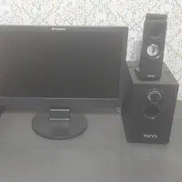 کامپیوتر بهمراه چاپگر میز وصندلی