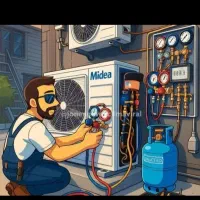 تعمیرات و سرویس کولر های گازی دوتیکه و پنجزه ایی