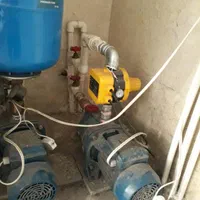 نصب پمپ و مخزن آب خانگی