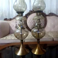 شمعدان پیرکس قدیمی ودریل شارژی