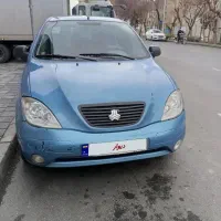 تیبا هاچ بک آبی رویال مدل۹۵ فول