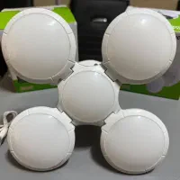 لامپ ۴۰ وات خورشیدی و شارژی ۵ پر تاشو