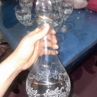 ست تنگ و لیوان هفت پارچه پاشاباغچه ترکیه ای نو|ظروف سرو و پذیرایی|تهران, خاک سفید|دیوار