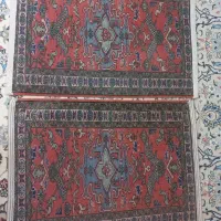 یک جفت فرش یک در ۷۰ دستباف قدیمی
