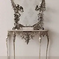 آینه و شمعدان برنزی 20000000 تومان کار کرده