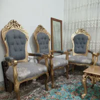 مبل سلطنتی نو همراه میز|مبلمان خانگی و میز عسلی|بیرجند, |دیوار