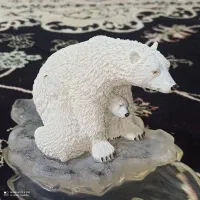 مجسمه خرس قطبی|مجسمه، تندیس، ماکت|کرمانشاه, |دیوار