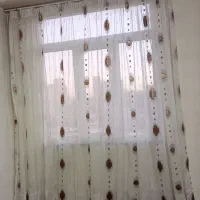 دوعدد پرده حریر دوخته شده|پرده، رانر، رومیزی|تبریز, |دیوار