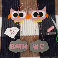 آویز حمام و دستشویی نمدی هنر دست