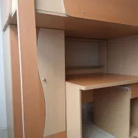 تخت نوجوان همراه کتابخانه|تخت و صندلی بچه|اصفهان, شهرک کاوه|دیوار