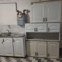 کابینت فلزی با شیر ، سینک و آبچکان