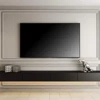 طراحی و اجرای قاب بندی تی وی وال حرفهای|خدمات پیشه و مهارت|شیراز, فرهنگ شهر|دیوار