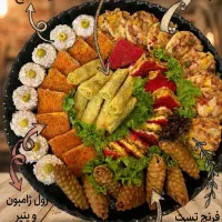 فینگرفود.انواع پک و دسر و کیک تولد و بادکنک آرایی