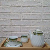 سرویس قهوه خوری یا چای خوری یا صبحانه خوری|ظروف سرو و پذیرایی|چالوس, |دیوار