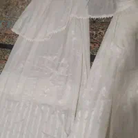 پرده سفید 3عدد