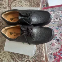 کفش چرم مردانه چرم تبریز  کاملا نو سایز ۴۳