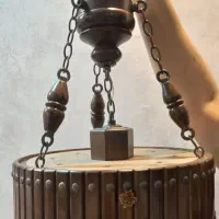 لوستر چوب طبیعی