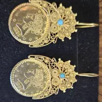 گوشواره طلای کم یاب ۱۰ گرم