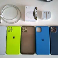 شارژر اصلی آیفون 20w همراه با تعدادی قاب ۱۱max