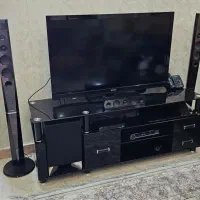 میز تلویزیون شیشه و چوب برند Ergo ترکیه