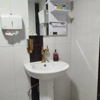 روشویی پایه دار با آینه