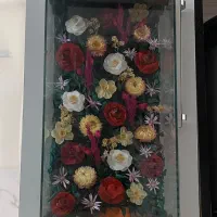ماکت گل شیشه دار