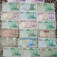 اسکناس های پهلوی و خارجی