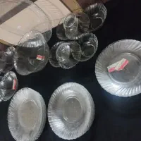 سرویس کریستال  ۳۲ تیکه|ظروف سرو و پذیرایی|مشهد, کوشش|دیوار