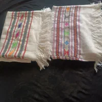 انواع حوله دست بافت سنتی|سفره، حوله، دستمال آشپزخانه|سمنان, |دیوار