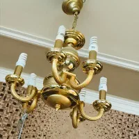 دو عدد لوستر ۹شاخه یک عدد ۶شاخه