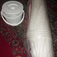 سطل درب دارمواد نو ۲کیلویی  ۱۲ عدد