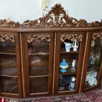 ویترین چوب گردو پنج و پونصد