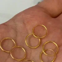 گوشواره  طلا حلقه ای ۳۰۰ سوت