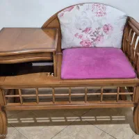 میز تلفن صندلی دار