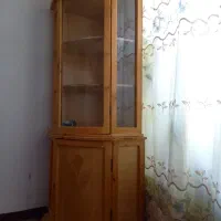 بوفه چوبی دوتیکه جنس خوب